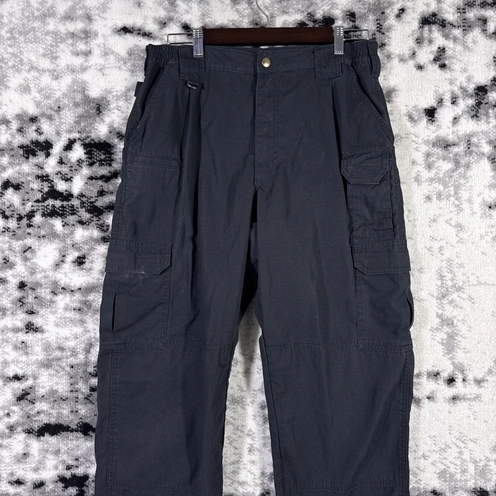 5.11 Tactical Pants Mens‎ Size 34x34 Black Ripstop Cargo Tactical Utility Duty